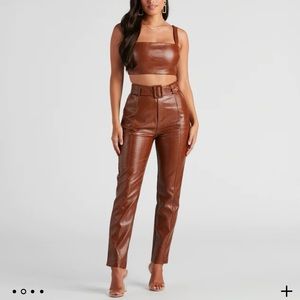 Brown Two piece